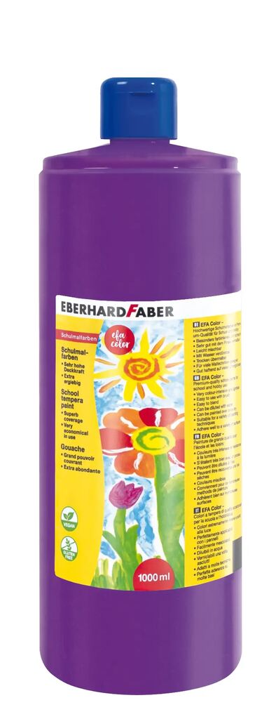 TEMPERA 1000 ML VIOLET EBERHARD FABER TEMPERA 1000 ML VIOLET EBERHARD FABER